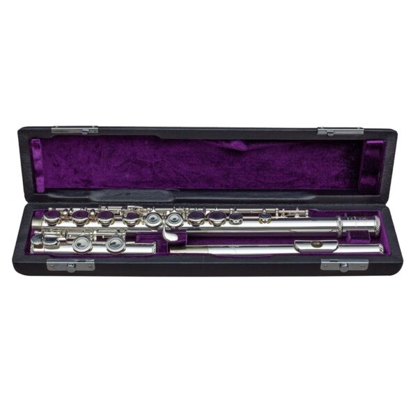 Ex-Rental Trevor James 5X Student Flute, Case & Cover - Image 3