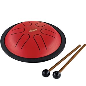 Meinl Nino Mini Melody Red Steel Tongue Drum