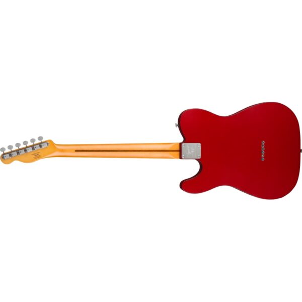 Squier 40th Anniversary Telecaster®, Vintage Edition, Maple Fingerboard, Black Anodized Pickguard, Satin Dakota Red - Image 4