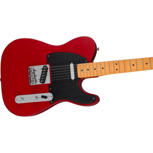 Squier 40th Anniversary Telecaster®, Vintage Edition, Maple Fingerboard, Black Anodized Pickguard, Satin Dakota Red - Image 6