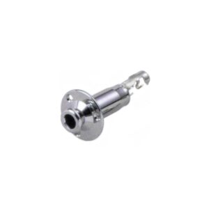Guitarman LJ35CR Mono Jack with Flange, Chrome