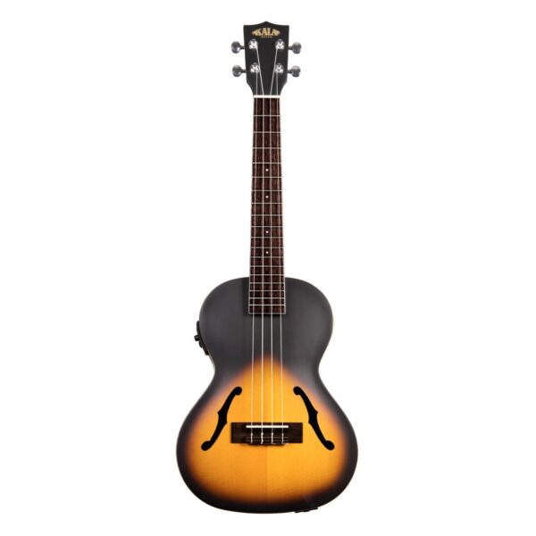Kala KA-JTE-2TS Archtop Tenor Ukulele w/EQ, Tobacco Burst