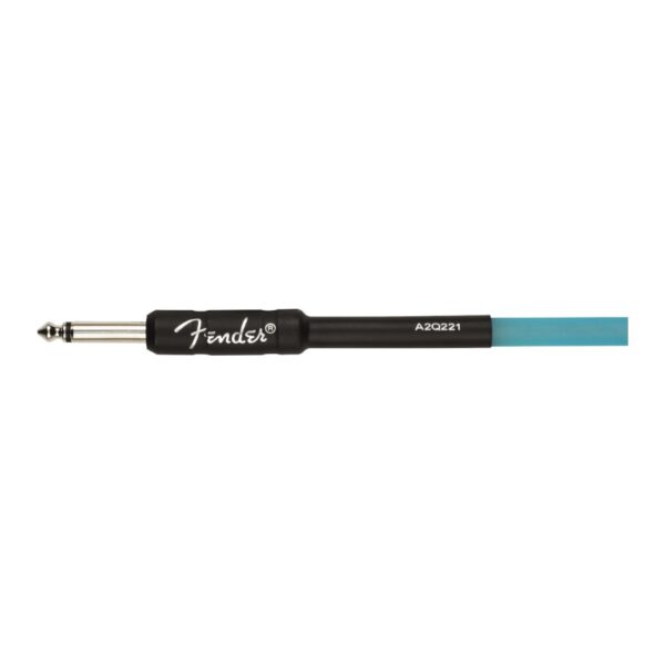 Fender Pro Glow In Dark 18.6ft Instrument Cable, Blue, Straight - Image 3