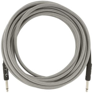 Fender Pro Instrument Cable, Straight, 18.6ft, White Tweed