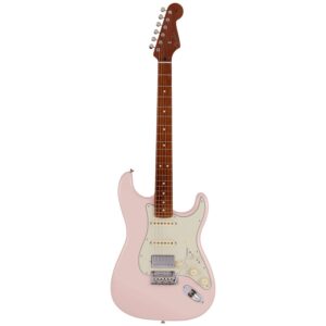 Fender Made in Japan Hybrid II Stratocaster Guitar, Roasted, Shell Pink (Ltd)