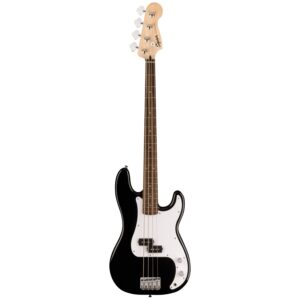 Squier Sonic Precision Bass, Laurel Fingerboard, White Pickguard, Black