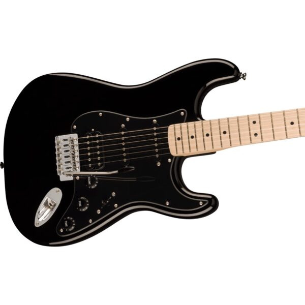 Squier Sonic Stratocaster HSS, Maple Fingerboard, Black - Image 3