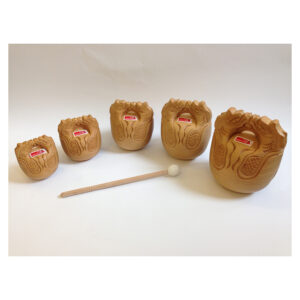 Percussion Plus  Set of 5 Temple Blocks