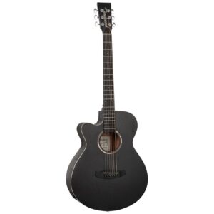 Tanglewood Blackbird TWBB-SFCE-LH Electro Acoustic Guitar, Left Handed, Super Folk, Smokestack Black