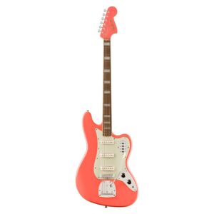 Squier Classic Vibe™ Bass VI, Mint Pickguard, Tahitian Coral, Limited Edition