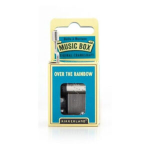 Kikkerland Hand Crank Over The Rainbow Music Box