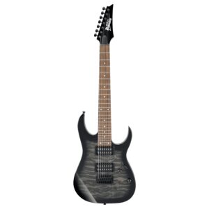Ibanez GRG7221QA-TKS Transparent Black Sunburst Electric Guitar