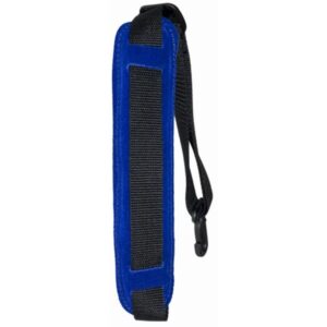 Leathergraft Padded Saxophone Strap. Blue Suede
