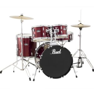 Pearl Roadshow Rock Drum Kit, Red Wine