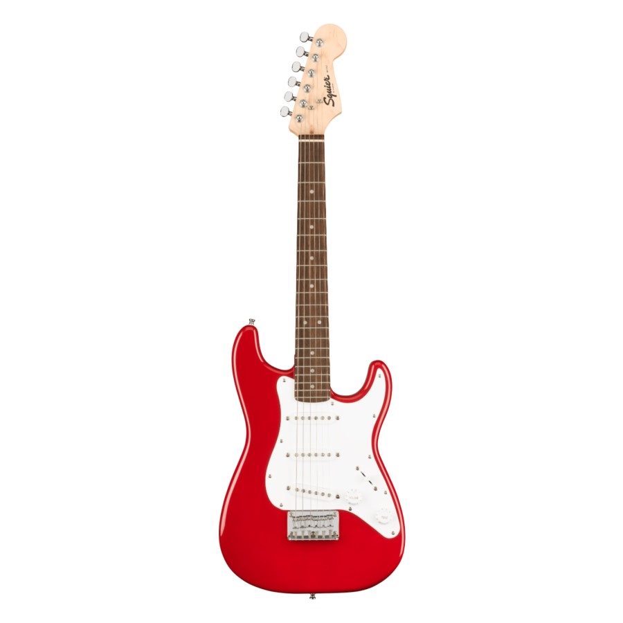 Squier Mini Stratocaster Electric Guitar, Laurel Fingerboard, Dakota Red