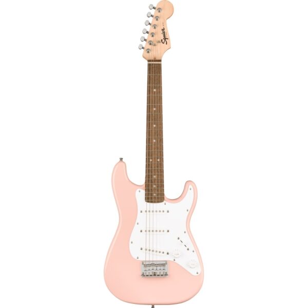 Squier Mini Stratocaster Indian Laurel Shell Pink