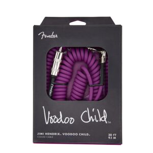 Fender Jimi Hendrix Voodoo Child 30ft, PURPLE Guitar Cable