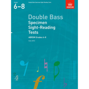 Dble Bass Grades 6-8 Spec S-R Tests (ABRSM)