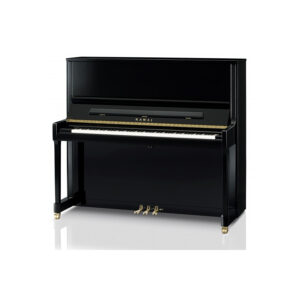 Kawai K-600 Polished Ebony Upright Piano, 134cm