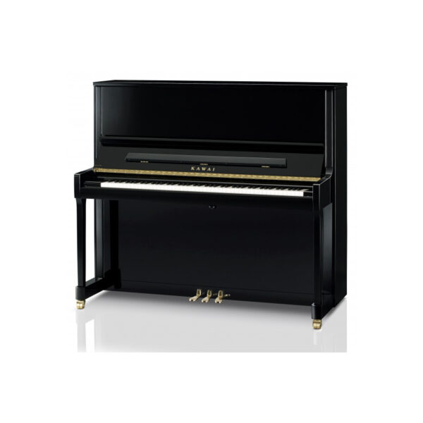 Kawai K-600 Polished Ebony Upright Piano, 134cm