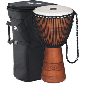 Meinl ADJ2-M Traditional Medium Djembe, 10", Includes Bag