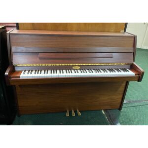 Second Hand Kemble CAM 10 Upright Piano, Mahogany Finish, c.1992