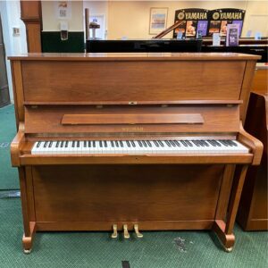 Second Hand Welmar 126 Upright Piano, satin walnut, c.1988