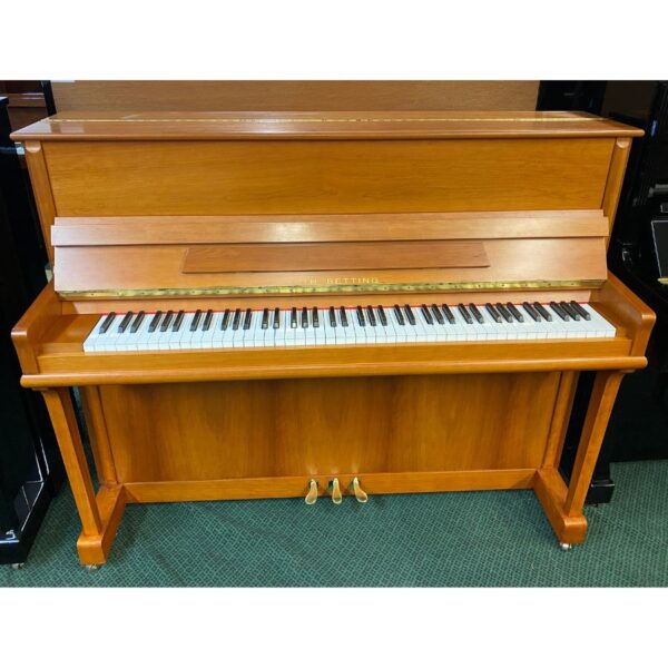 Second Hand T H Betting Upright Piano, Cherry Finish