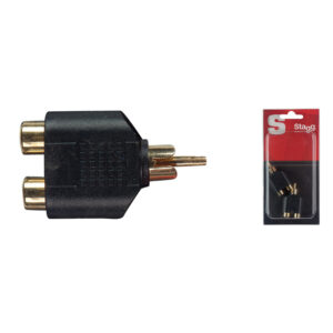 Stagg AC-2CFCMH x2 2 RCA-RCA Y Adapter