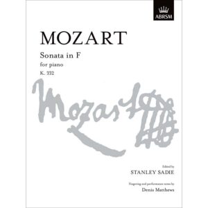 Mozart: Sonata in F  K. 332