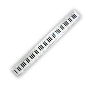 Clear Keyboard 30cm Ruler