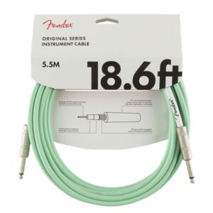 Fender Original 18.6ft, Surf Green straight/straight Instrument Cable