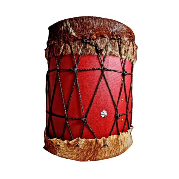 Munki Percussion 16" Rope Tuned Bass Drum, Goat Skin, Handmade