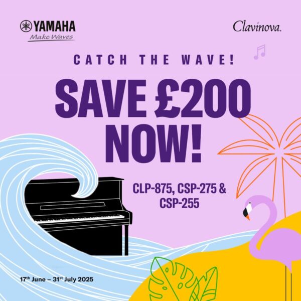 Yamaha Clavinova CLP-875PE Digital Piano, Polished Ebony - Image 2
