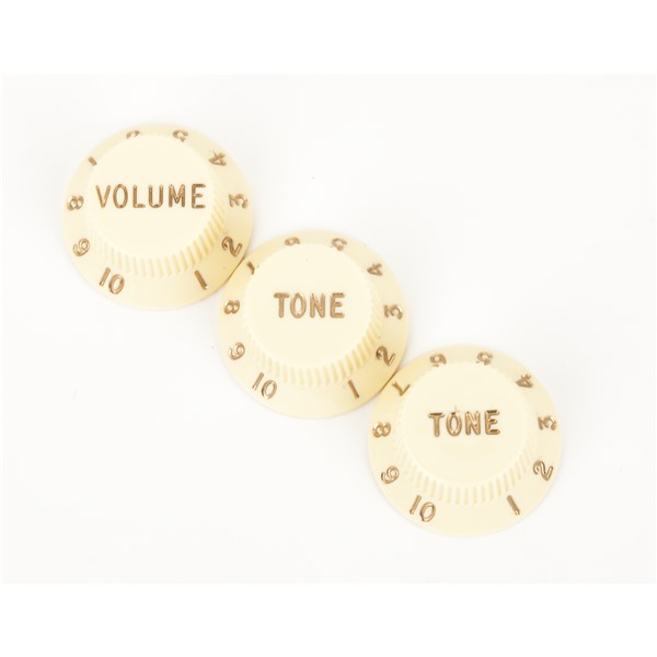 Fender Stratocaster Aged Knob Pack