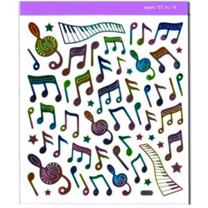 Rainbow Notes  Stickers
