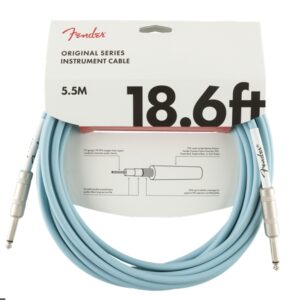 Fender Original 18.6ft, Daphne Blue straight/straight Instrument Cable