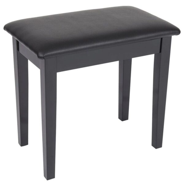 Kinsman KPB01BK Piano Bench with Storage, Polished Black