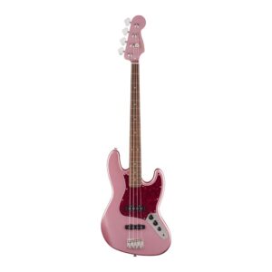 Squier Classic Vibe 60s Jazz Bass, Laurel Fingerboard, Tortoishell Pickguard, Matching Headstock, Burgundy Mist (Limited Edition)