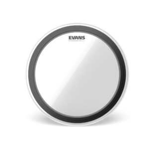 Evans EMAD2 Clear Batter Bass Drum Head, Heavyweight, 22"