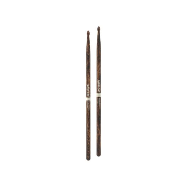 Promark Classic Forward 5A Firegrain Hickory Drum Stick, Oval Wood Tip - Image 3