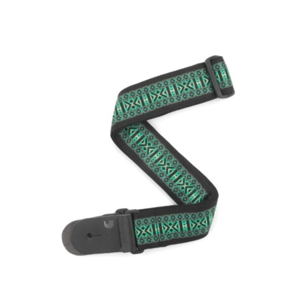 D'Addario Woven Guitar Strap, Monterey 3, Green