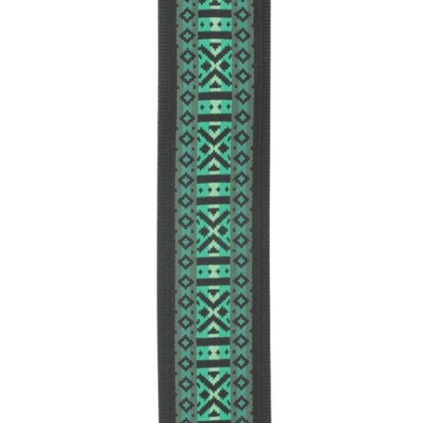 D'Addario Woven Guitar Strap, Monterey 3, Green - Image 2