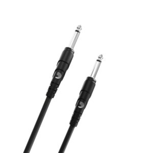 D'Addario Classic Series Instrument Cable, Right Angle Plug, 10 feet