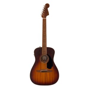 Fender Malibu Special Acoustic Guitar, Short Scale, Honeyburst, with Bag