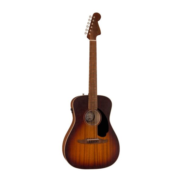 Fender Malibu Special Acoustic Guitar, Short Scale, Honeyburst, with Bag - Image 3