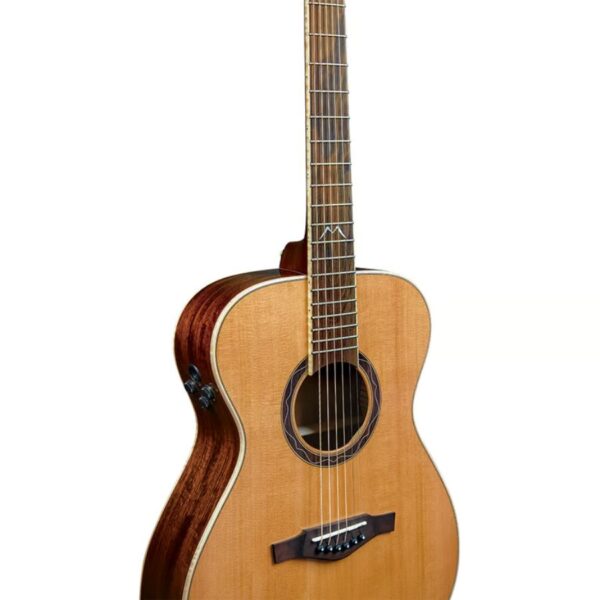 Eko Mia A400EQ Electro Acoustic Guitar, 46mm Nut, Solid Cedar Top - Image 4