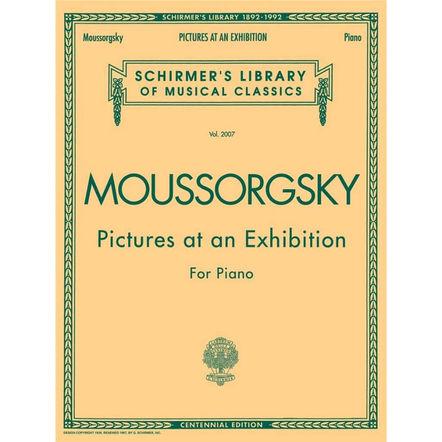Mussorgsky: Pictures at an Exhibition for Piano (Schirmer)