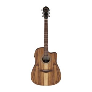 Ibanez V Series V40WSCE-OPB Cutaway Dreadnought Electro Acoustic Guitar, Open Pore Brown