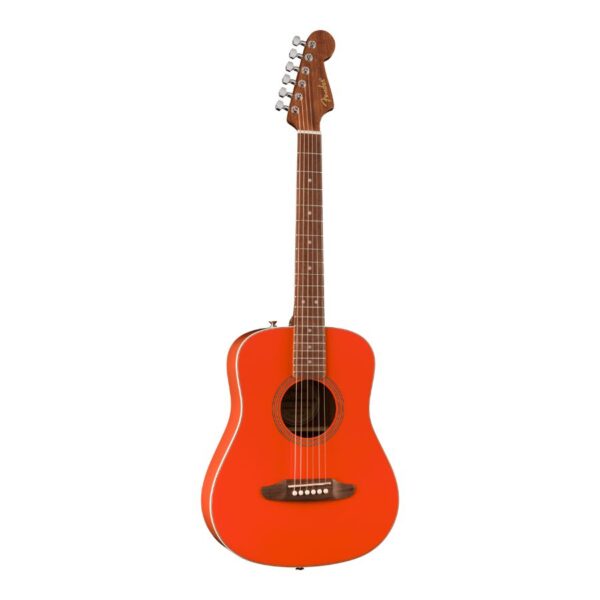 Fender Standard Redondo Mini, Fiesta Red, with Bag - Image 3